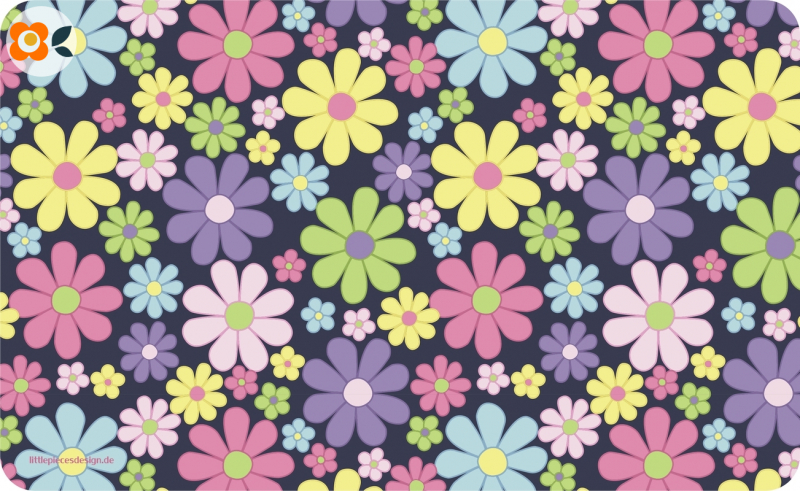 Brettchen.Liebe Fr�hst�cksbrettchen Flowers